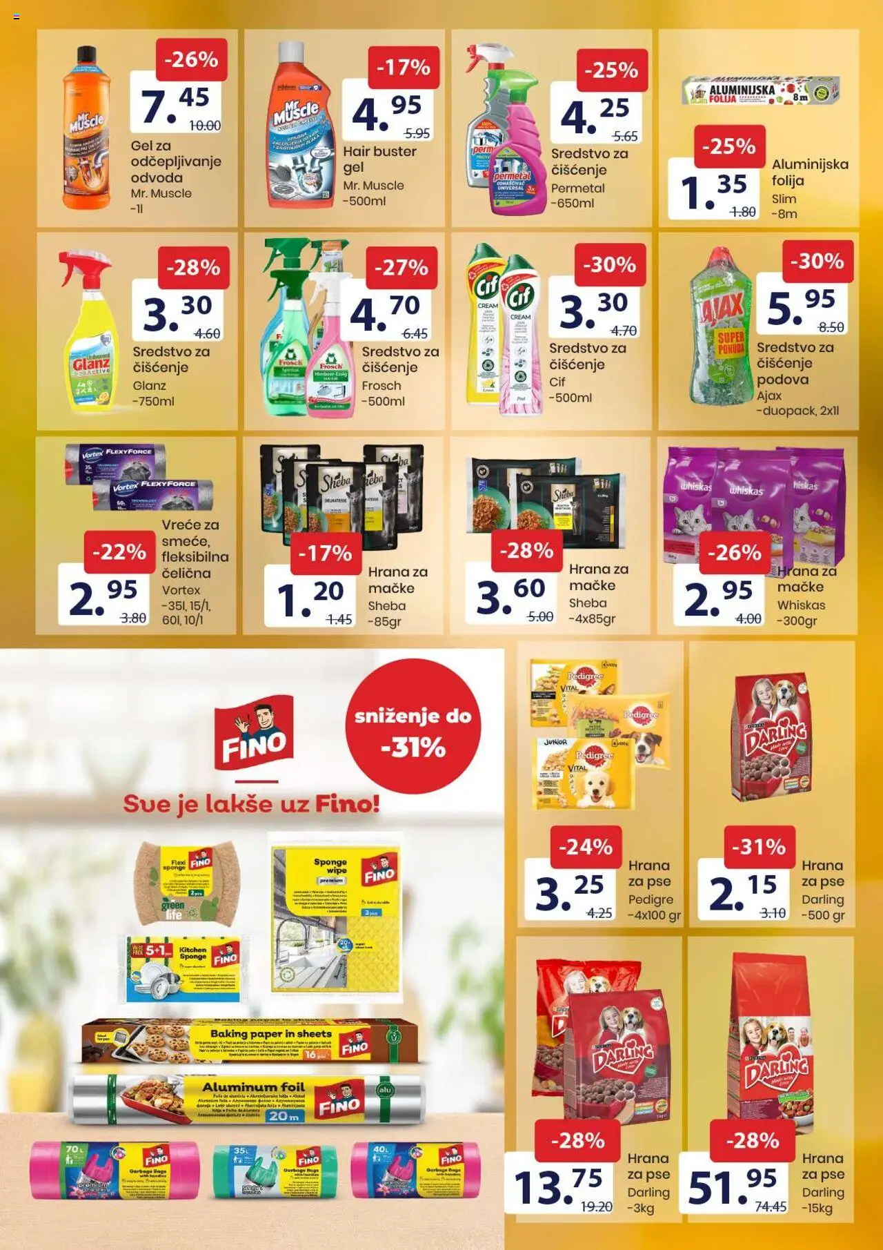 Pregled letka Katalog Prehrana i hemija trgovine FIS vrijedi od 2025.10.10