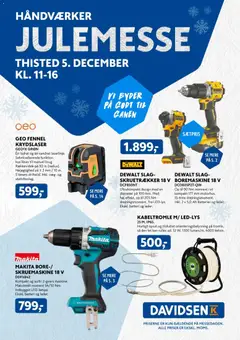 Eksempel på tilbudsavis Julemesse Thisted fra butik Davidsen gyldig fra 05/12/2025