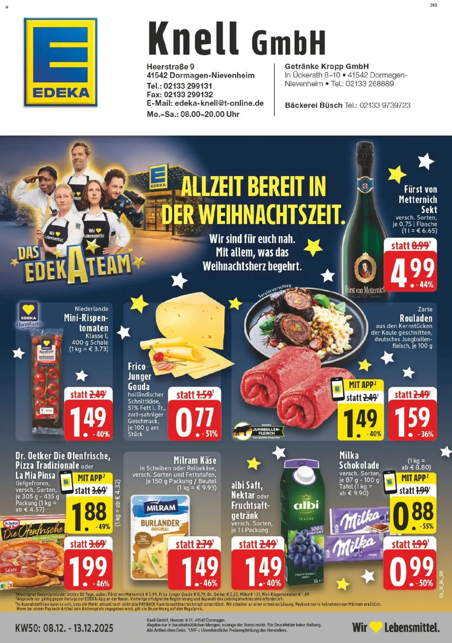 Vorschau von dem Prospekt des Geschäftes Edeka, gültig ab dem 07.12.2025