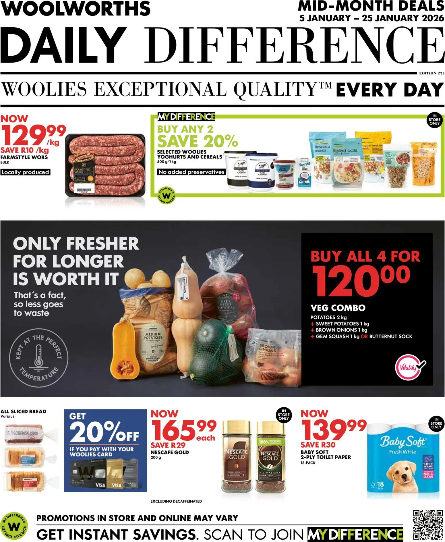 Preview of Woolworths flyer valid from 05/01/2026