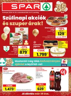 Spar - Spar akciós újság megtekintése, amely érvényes 2026.04.09.-től
