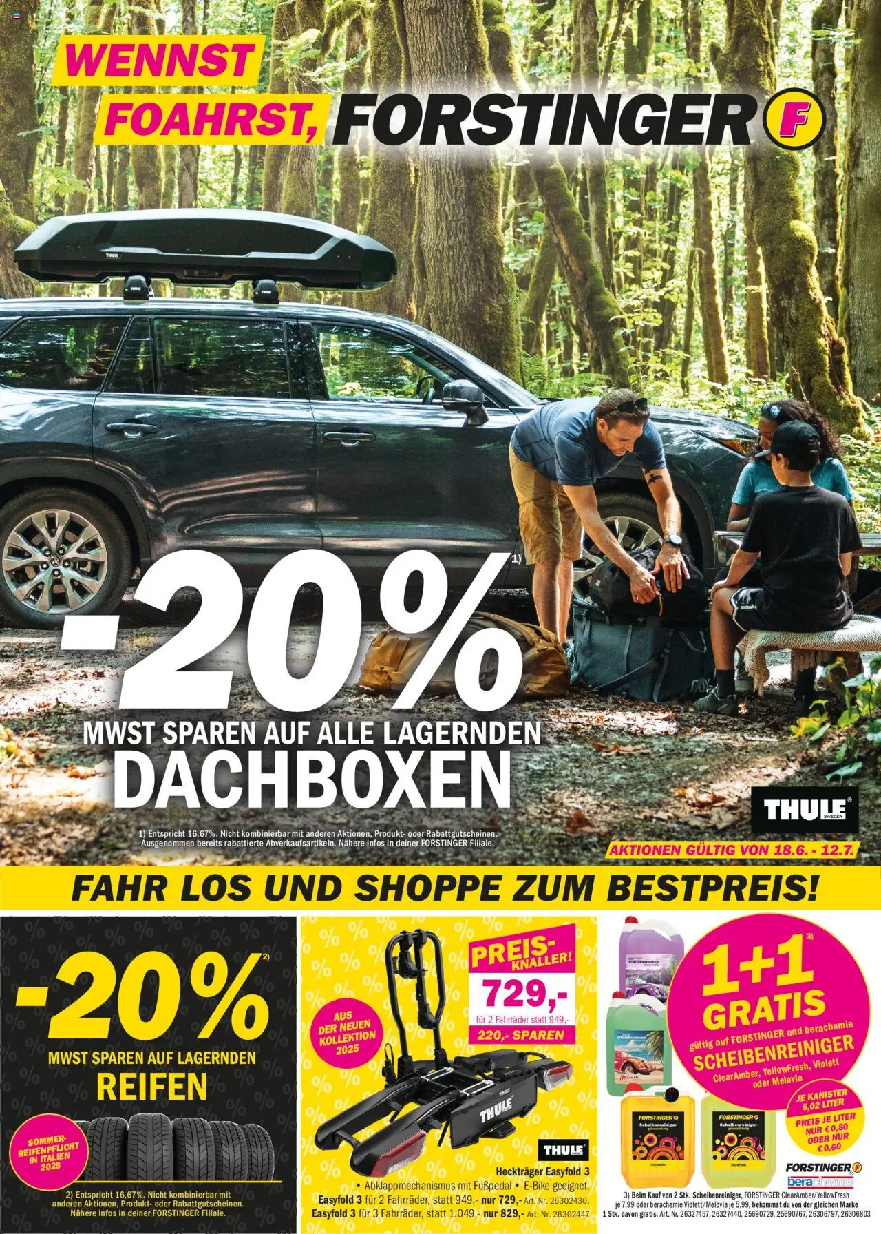  Forstinger Flugblatt ab (18.06.2025 - 12.07.2025) - Seite 1