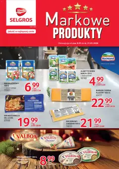 Pogląd gazetki "Markowe produkty" ze sklepu Selgros cash&carry ważnej od 08.01.2026