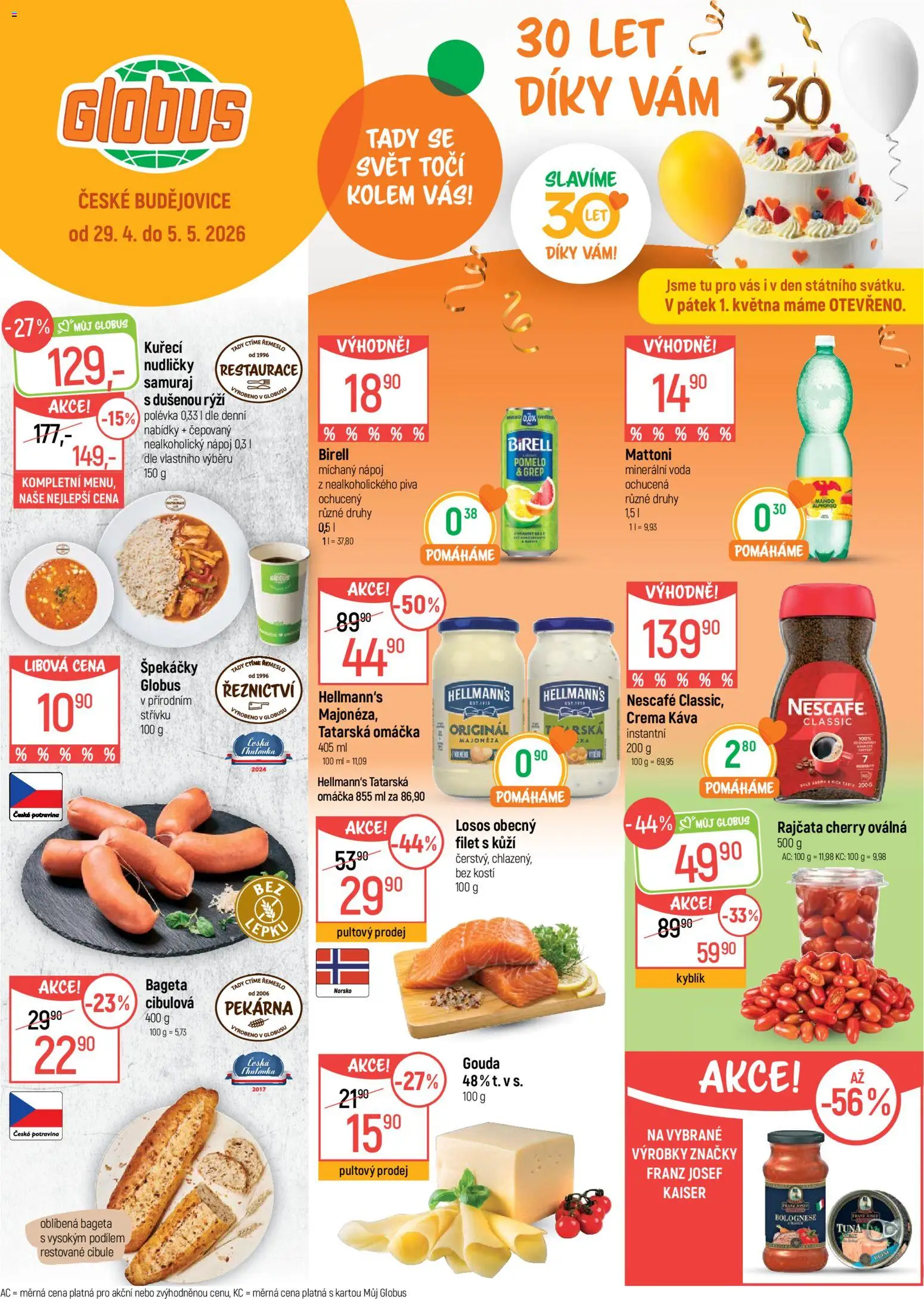 Náhled nabídky: Globus Globus leták - České Budějovice platný od 29.04.2026