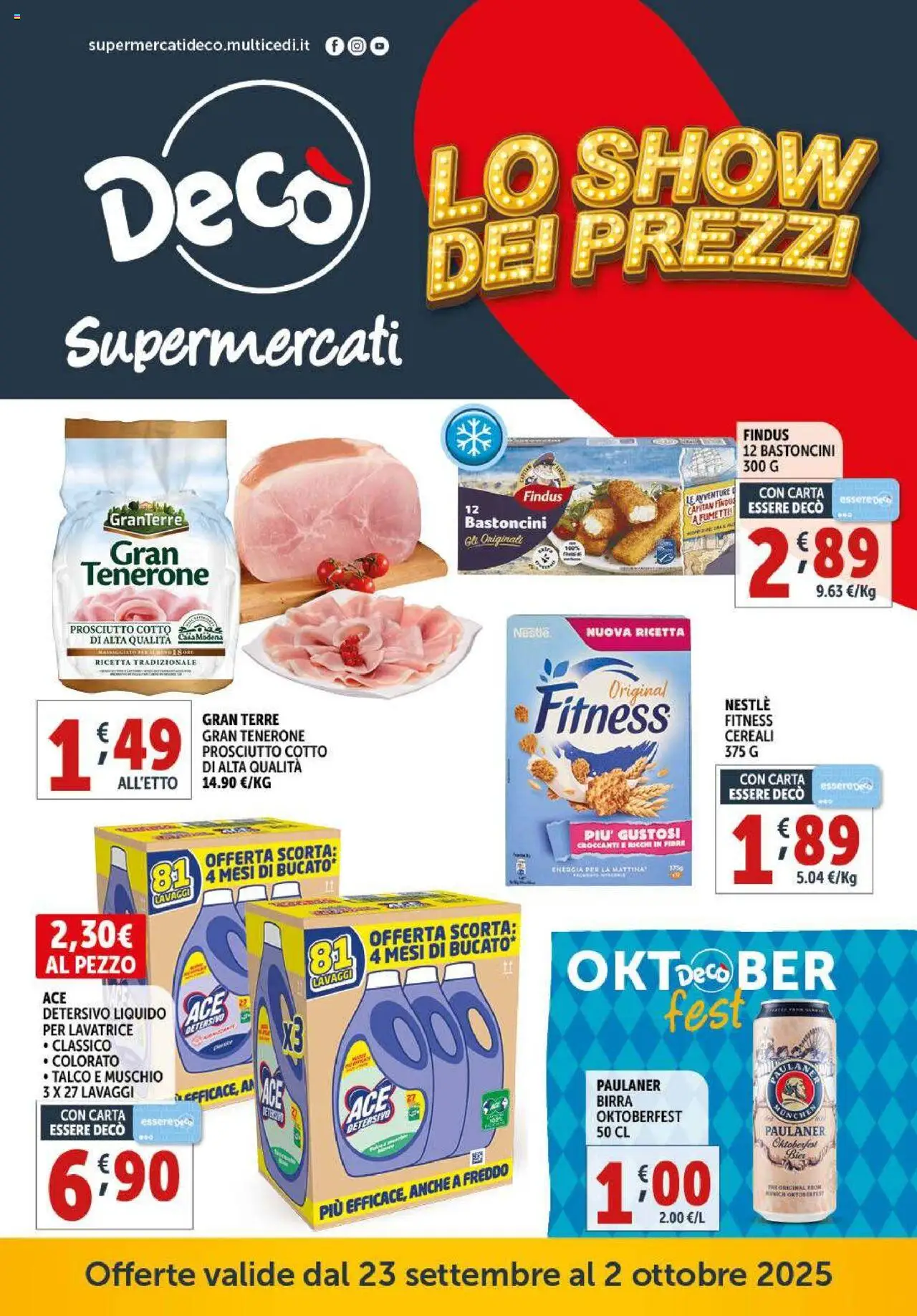 Volantino Decò valido da 23/09/2025 numero di pagina 1
