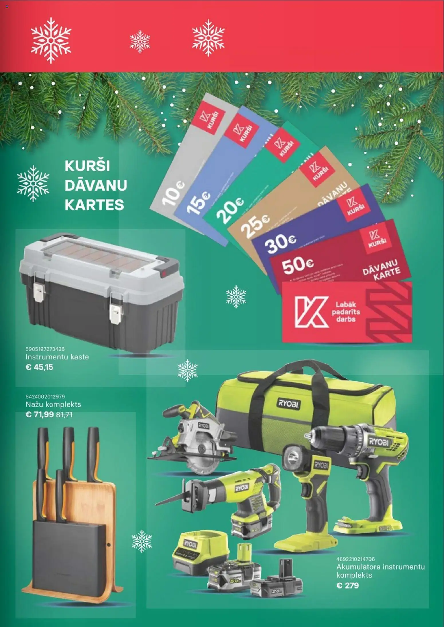 Skatīt Kurši akciju bukletu, derīgs no 2025.12.01