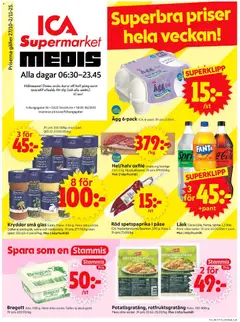 Förhandsgranska reklamblad Stockholm från butik ICA Supermarket gäller från 27/10/2025