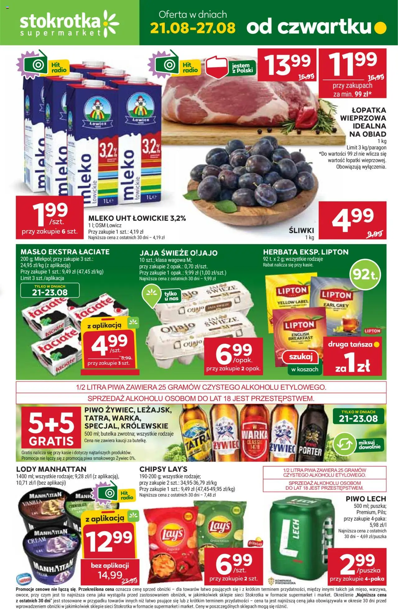 Stokrotka gazetka od czwartku 21.08.2025 >> "Gazetka" - Numer strony 1