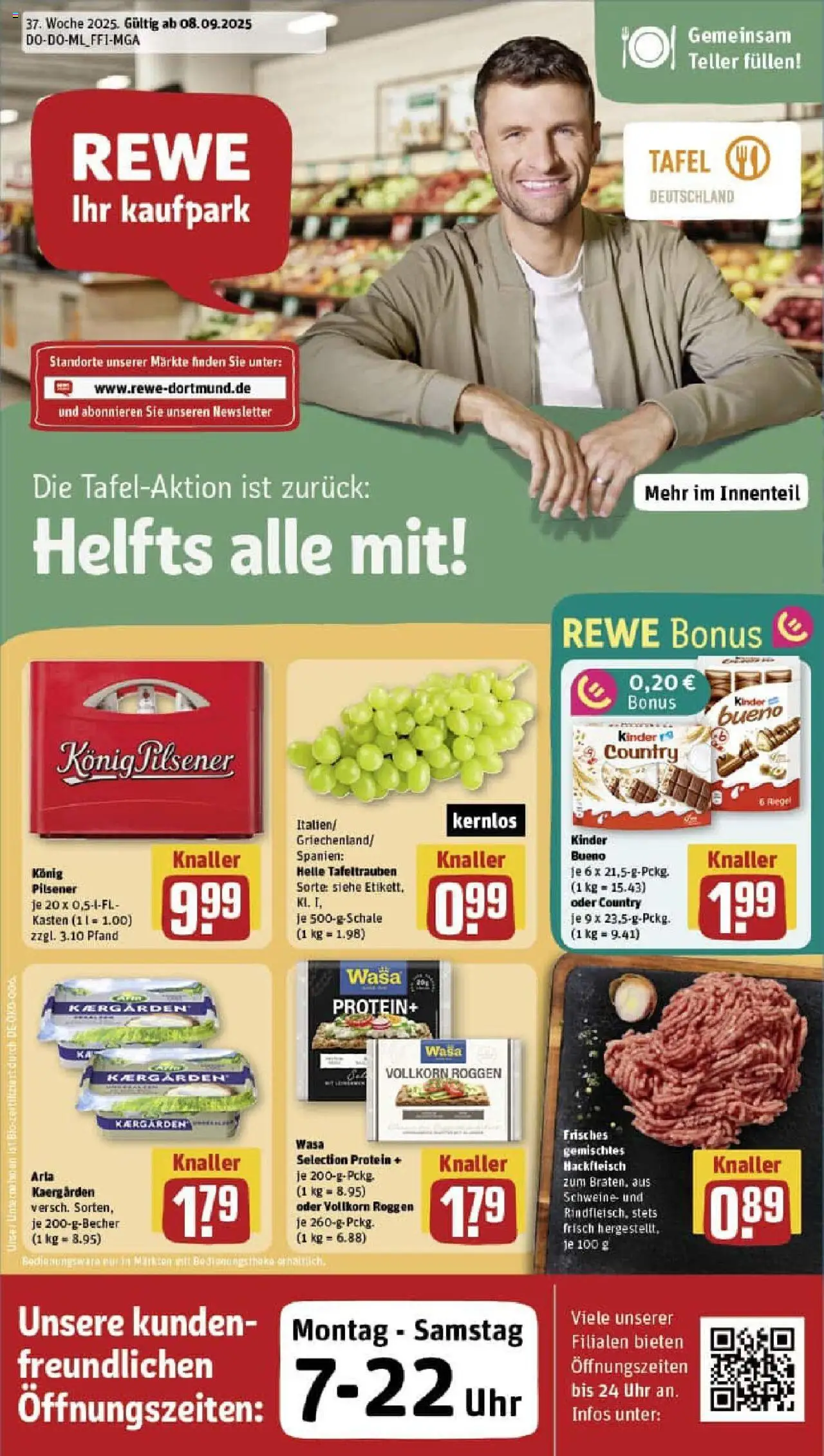 REWE Prospekt ab 07.09.2025 nächste Woche - Prospekt Velen	