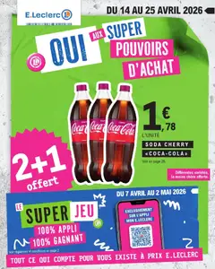 Prévisualisation de E.Leclerc catalogue de la semaine 16 du magasin E.Leclerc formulaire valide 14/04/2026