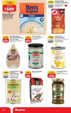 Auchan - Akciós újság Auchan megtekintése, amely érvényes 2025.10.30.-től | Oldal: 24