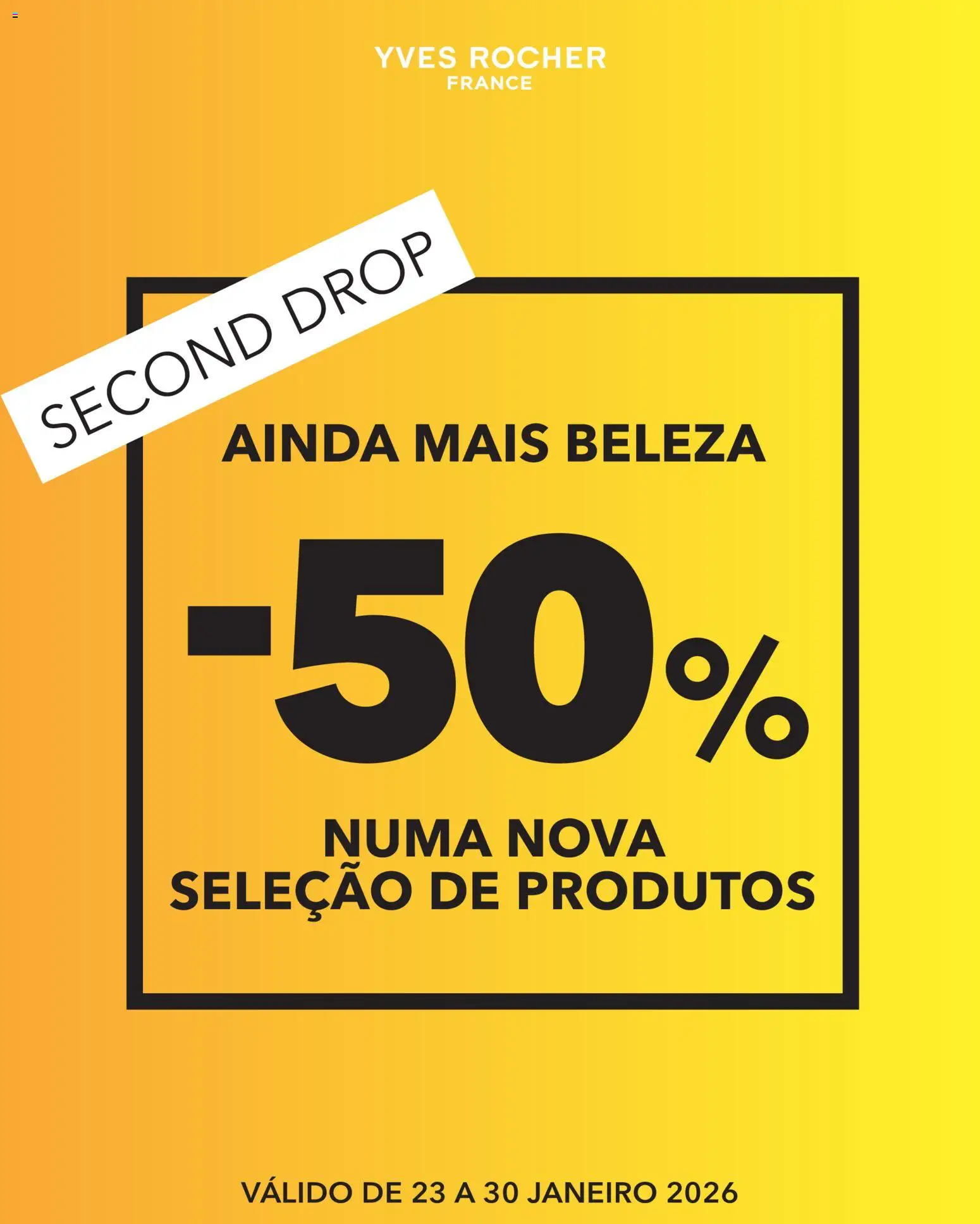 Pré-visualização do folheto da loja Yves Rocher válida a partir de 23/01/2026