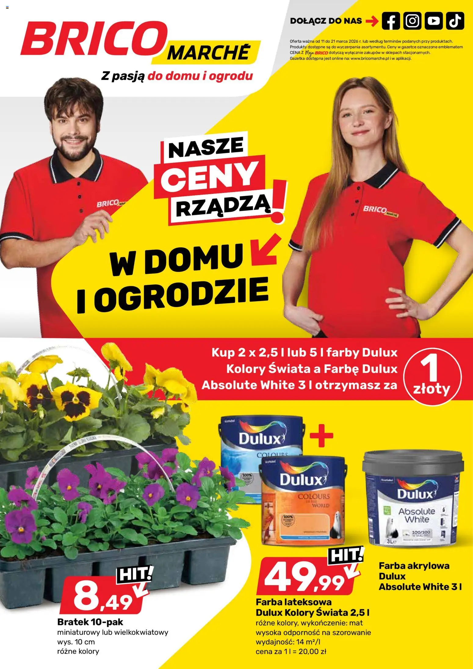 Pogląd gazetki "Brico Marché gazetka" ze sklepu Brico Marché ważnej od 11.03.2026
