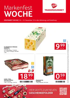 Vorschau der Angebote: Transgourmet Markenfestwoche gültig ab 10.11.2025