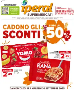 Anteprima dell'opuscolo Attuale volantino dal negozio Iperal valido da 17/09/2025