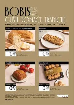 Pregled letka Bobis Super ponuda trgovine Tommy vrijedi od 12.02.2026
