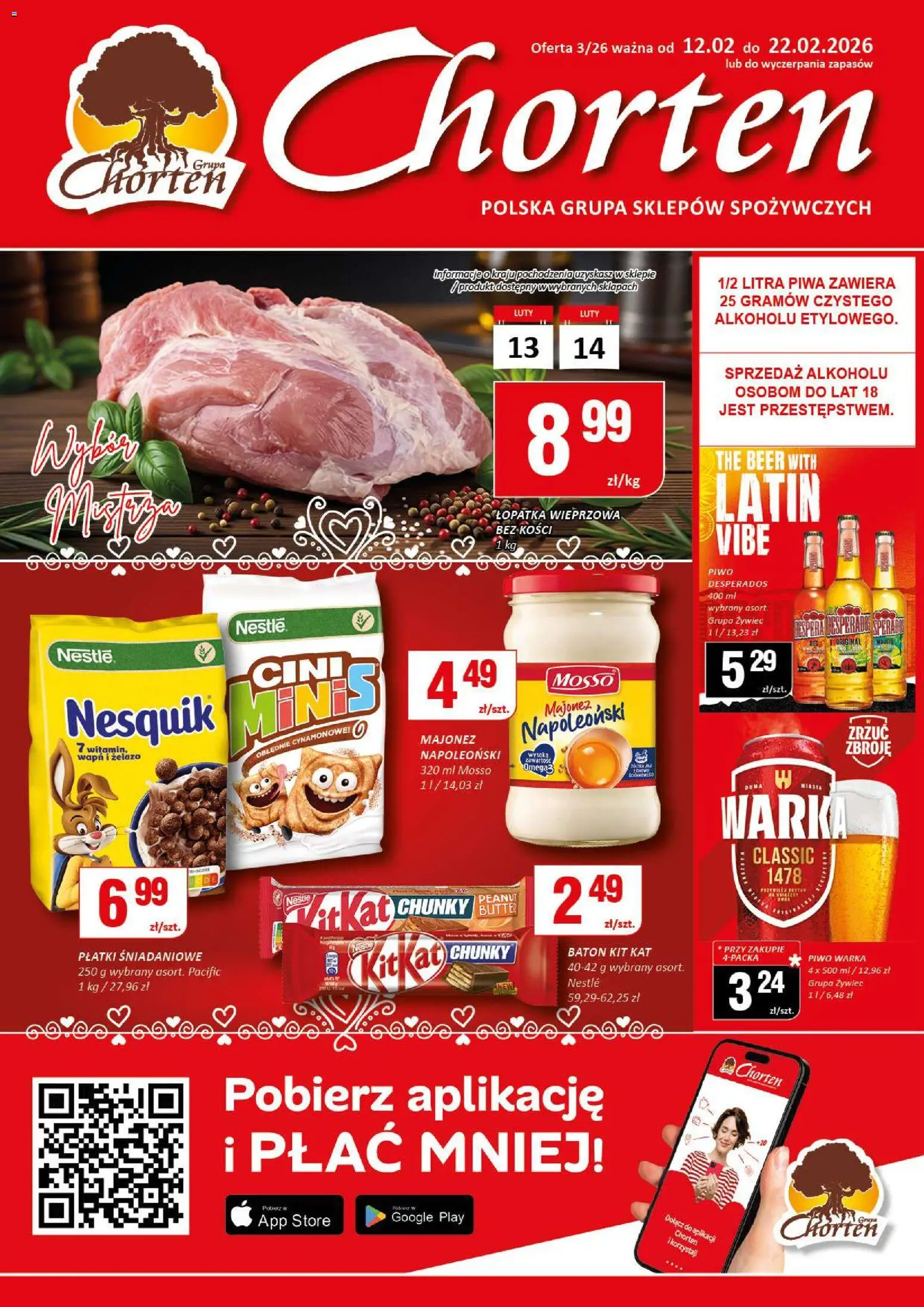 Pogląd gazetki "Gazetka" ze sklepu Chorten ważnej od 12.02.2026