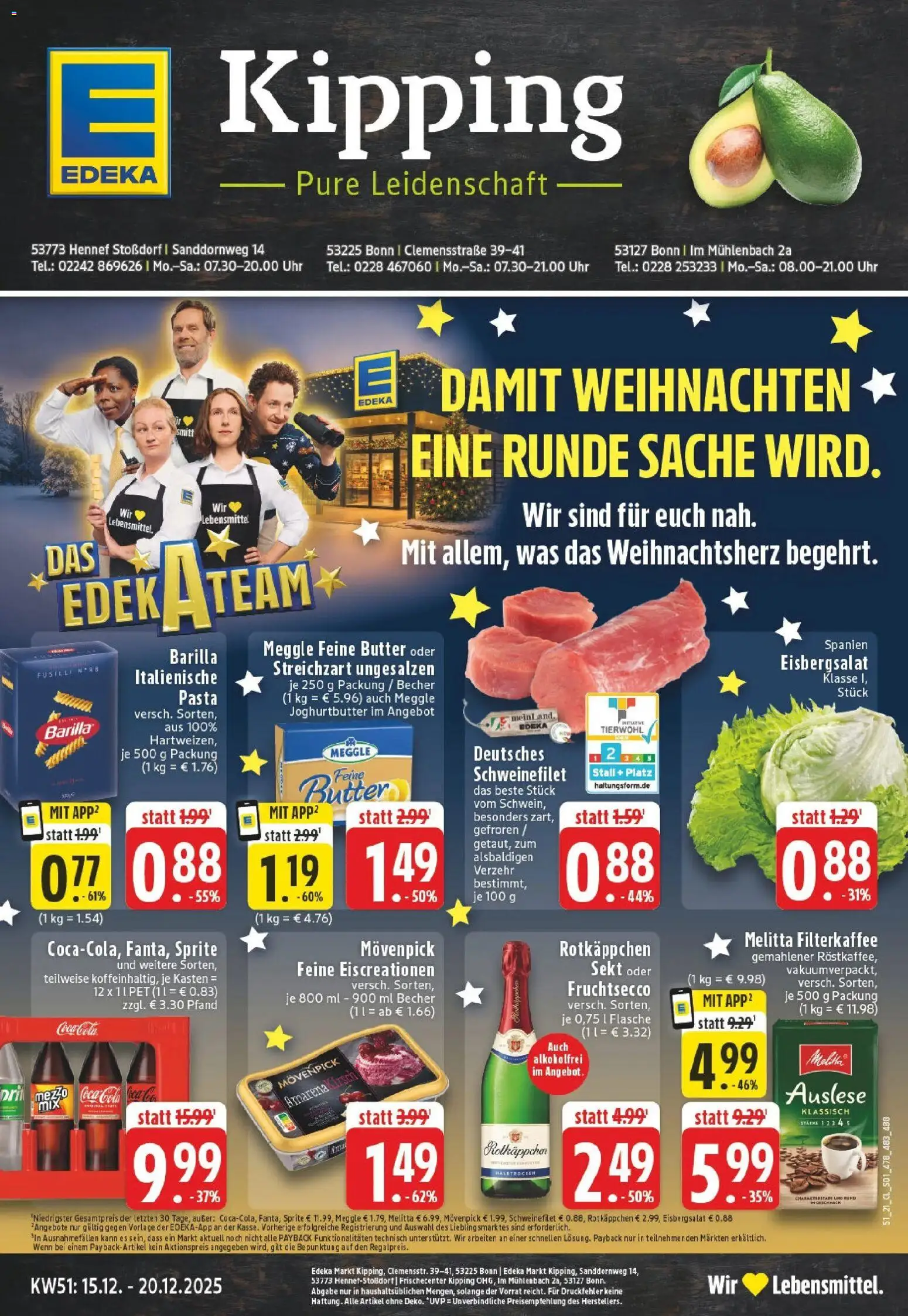 Vorschau von dem Prospekt des Geschäftes Edeka, gültig ab dem 15.12.2025