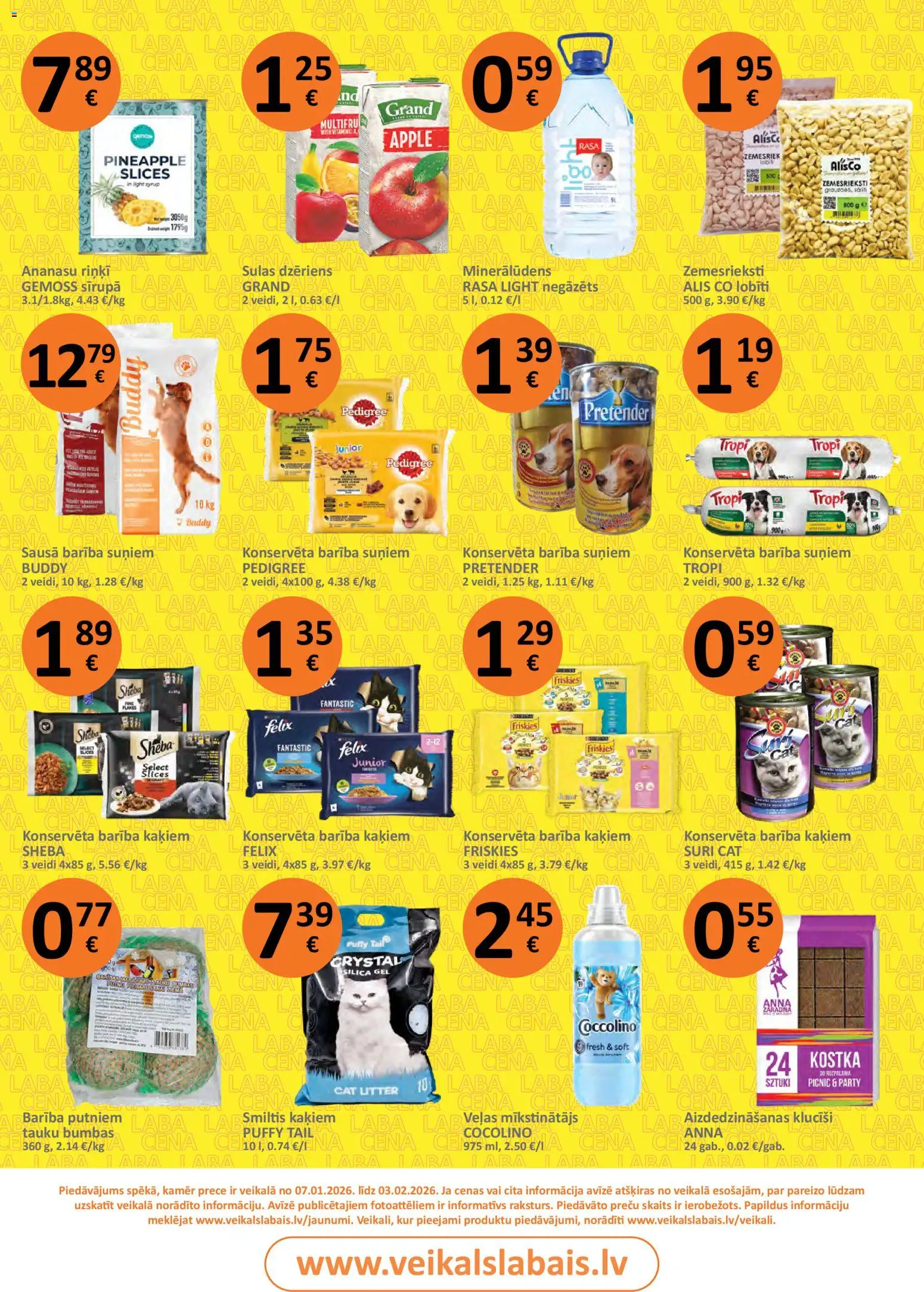 Skatīt Labais akciju bukletu, derīgs no 2026.01.07