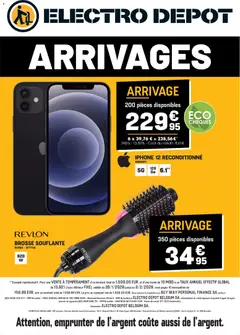 Prévisualisation de Publicité du magasin Electro Depot formulaire valide 28/01/2026