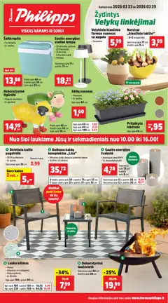Thomas Philipps parduotuvės leidinio Thomas Philipps leidinys galiojančio nuo 2026.03.23 peržiūra