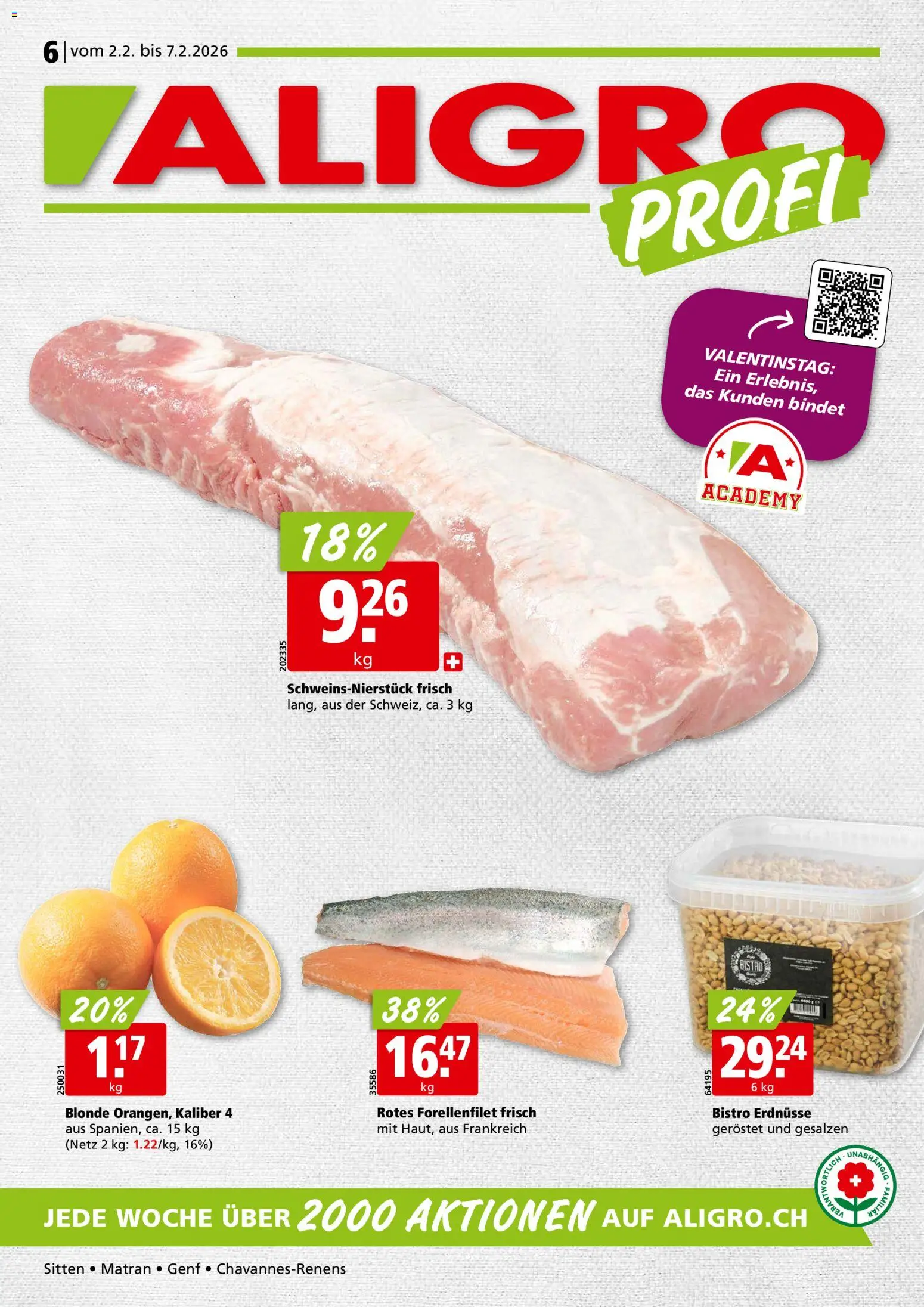 Vorschau des Merkblatts Aktionen vom Shop Aligro gültig von 02.02.2026 bis 07.02.2026