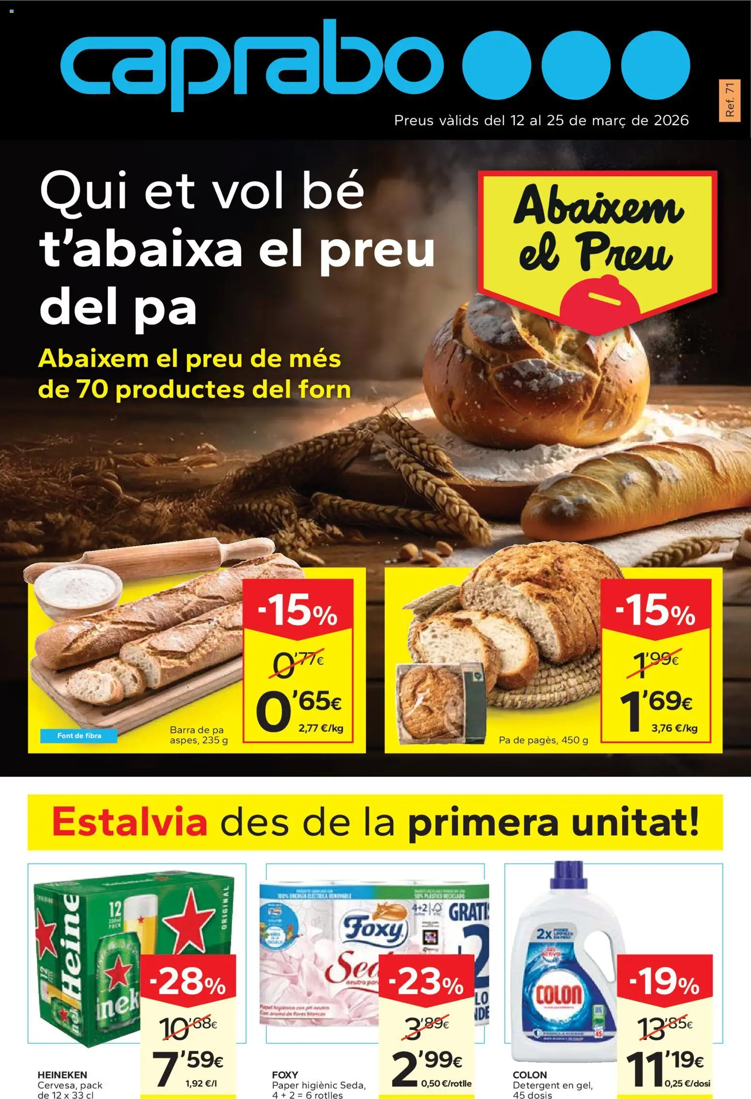 Vista previa del folleto de la tienda Caprabo válido desde el 12/03/2026 