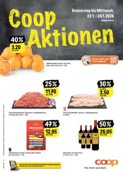 Vorschau des Merkblatts Aktionen vom Shop Coop gültig von 22.01.2026 bis 28.01.2026