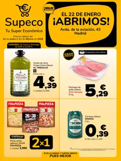 Vista previa del folleto de la tienda Supeco válido desde el 22/01/2026 