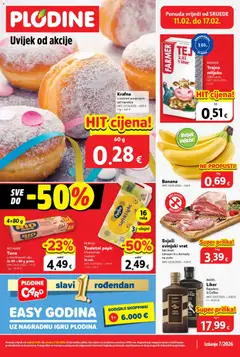 Pregled letka Katalog trgovine Plodine vrijedi od 11.02.2026