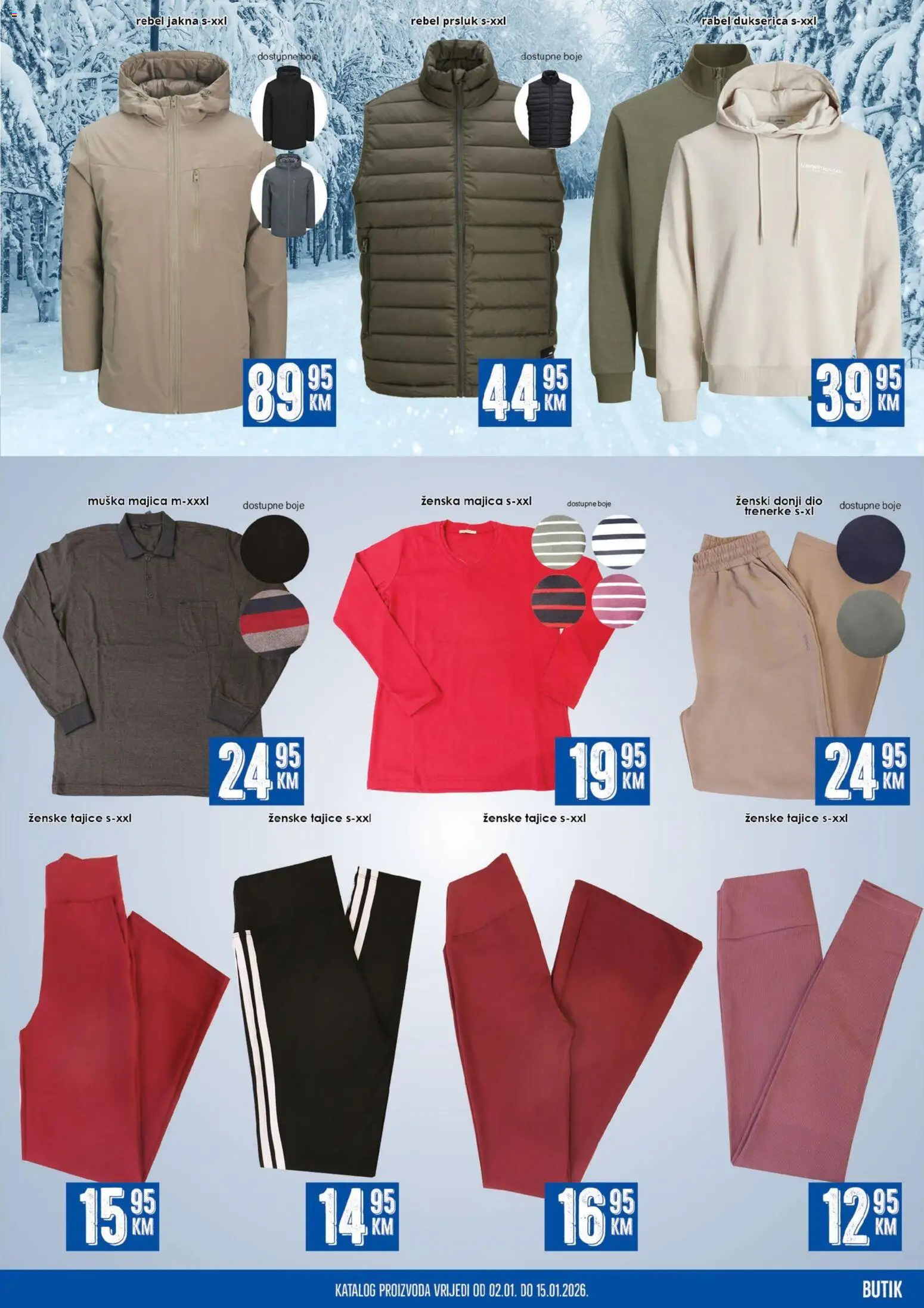 Pregled letka Katalog trgovine Prodex vrijedi od 2026.01.02