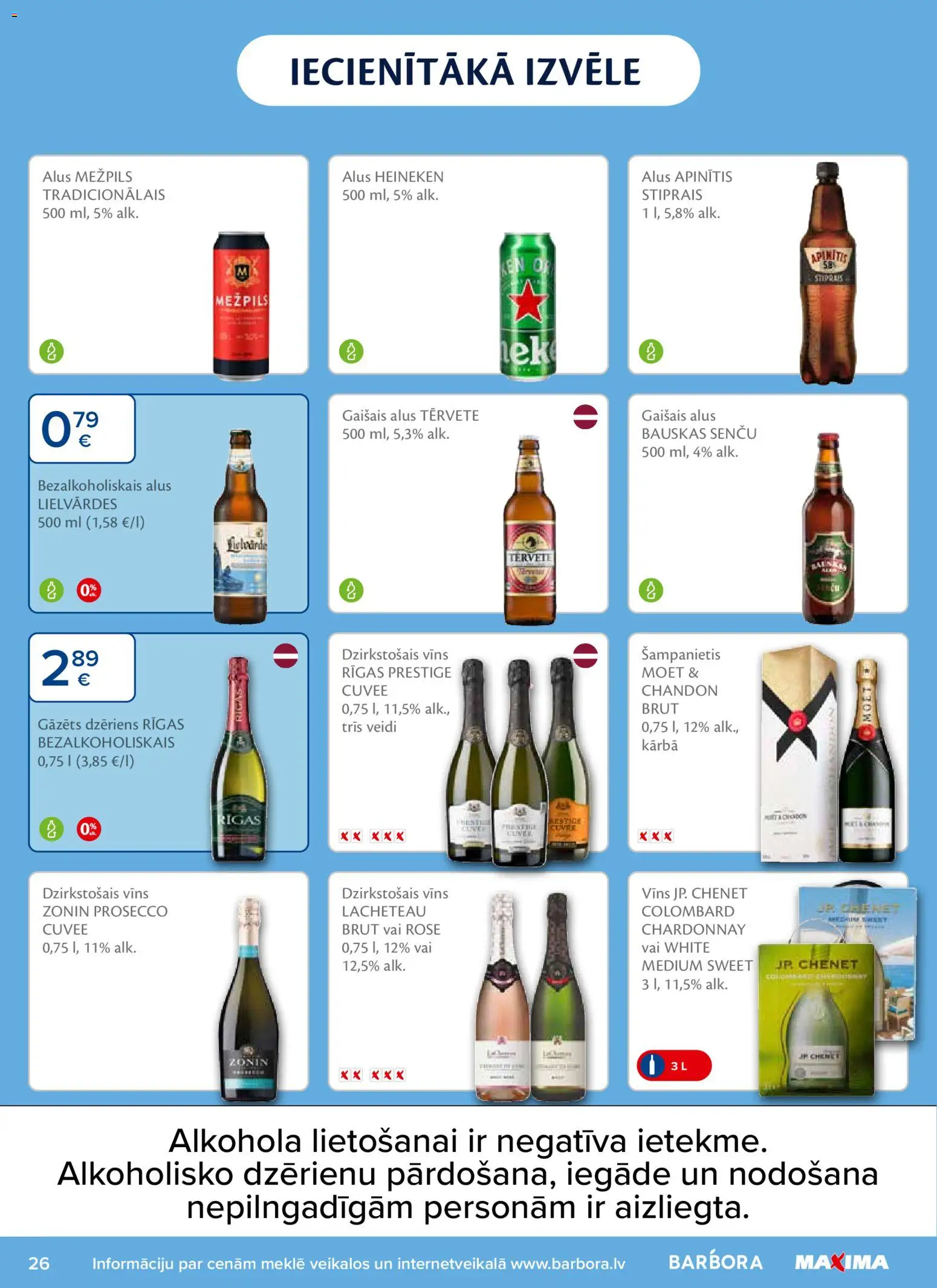 Skatīt Maxima akciju bukletu, derīgs no 2025.12.09