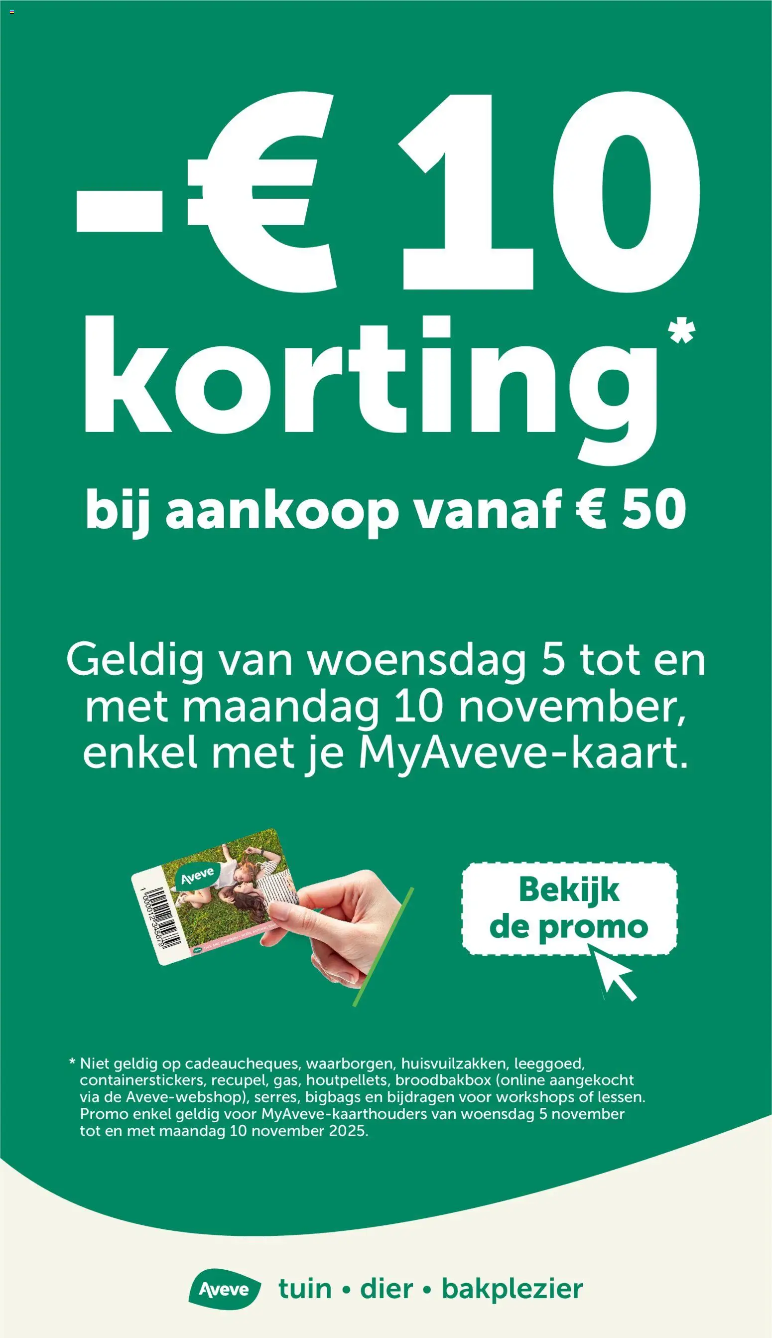 Voorbeeld van Folder van winkel Aveve geldig vanaf 05/11/2025