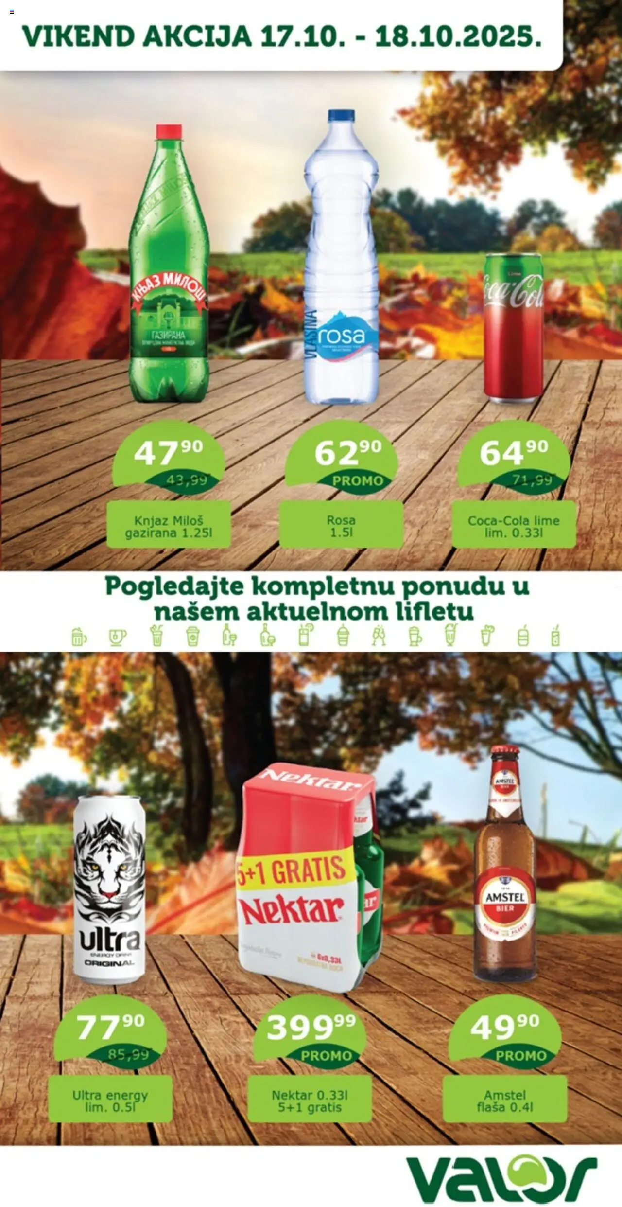 Valor katalog važi od 17.10.2025 - stranica 1 - Nektar, Amstel