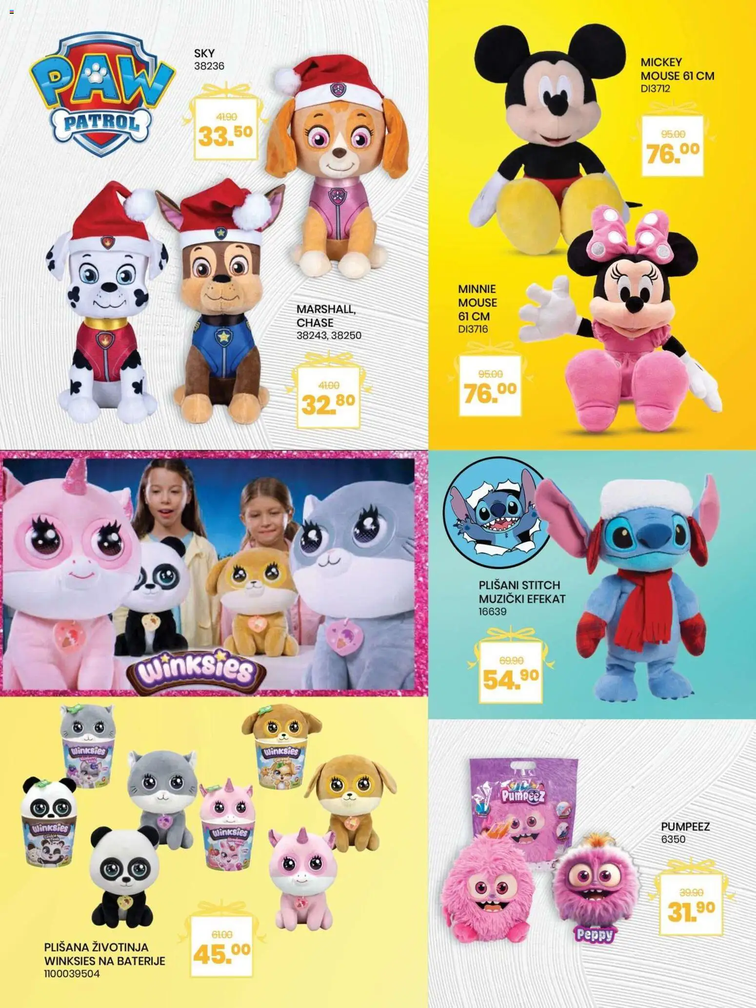 Pregled letka Čarobni svijet igračaka trgovine FIS vrijedi od 2025.12.01