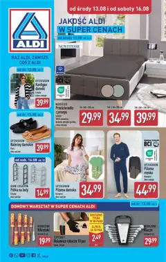 Pogląd gazetki "Hity od Środy i od Soboty" ze sklepu Aldi ważnej od 13.08.2025