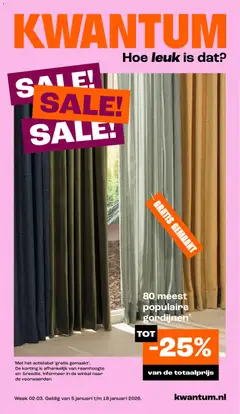 Voorbeeld van Folder van winkel Kwantum geldig vanaf 05-01-2026
