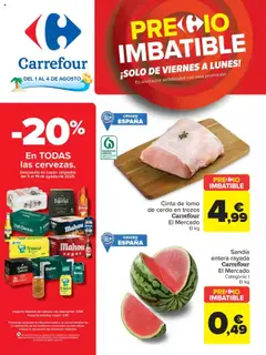 Vista previa del folleto de la tienda Carrefour válido desde el 01/08/2025 