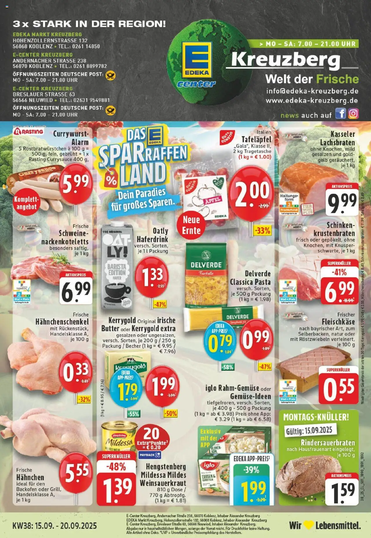 EDEKA Prospekt ab 14.09.2025 - Prospekt Koblenz Online