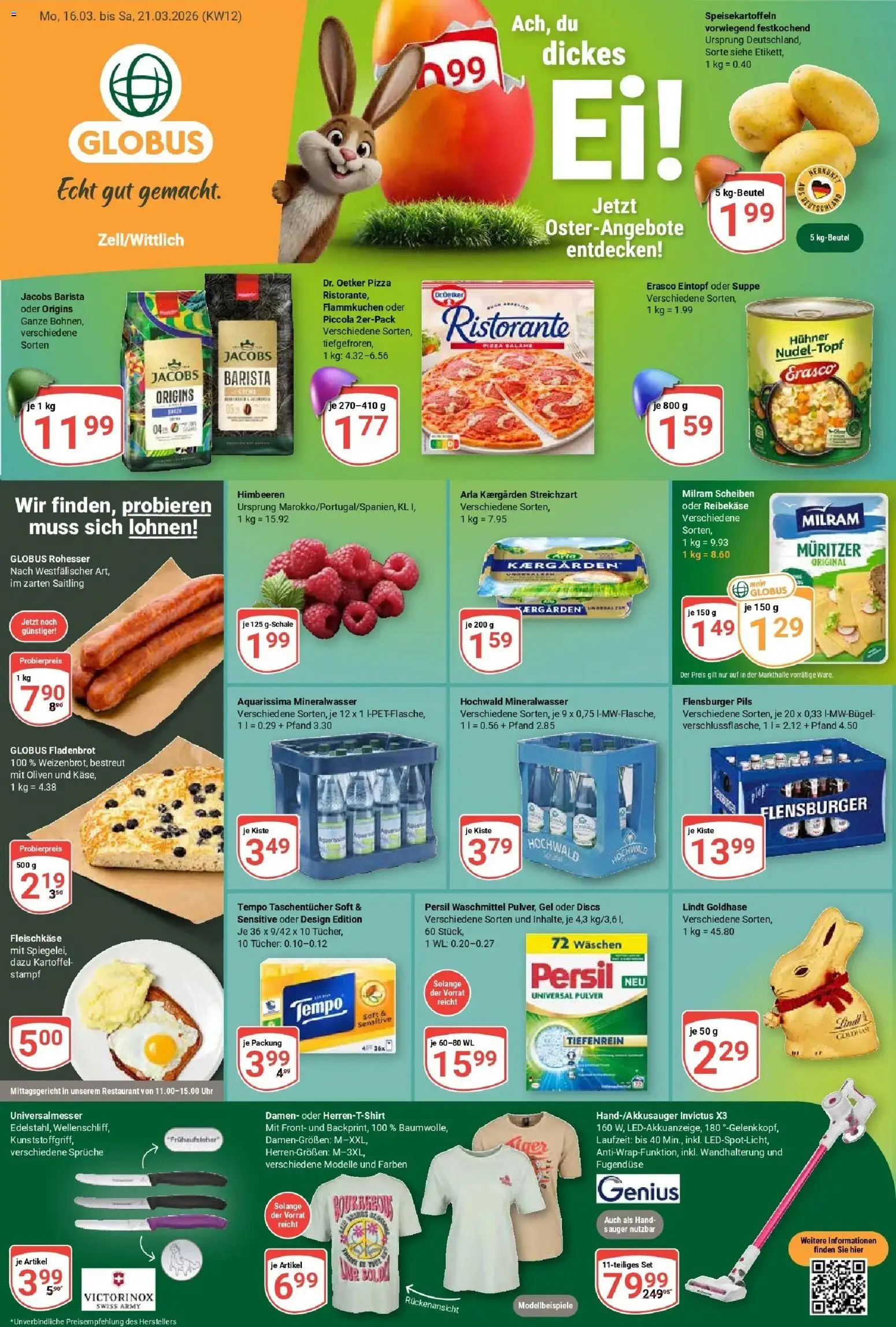 Vorschau von dem Prospekt des Geschäftes Globus, gültig ab dem 15.03.2026