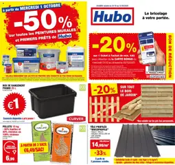 Prévisualisation de Publicité du magasin Hubo formulaire valide 01/10/2025