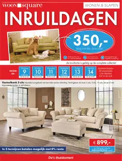 Voorbeeld van Folder van winkel Woonsquare geldig vanaf 09-02-2026