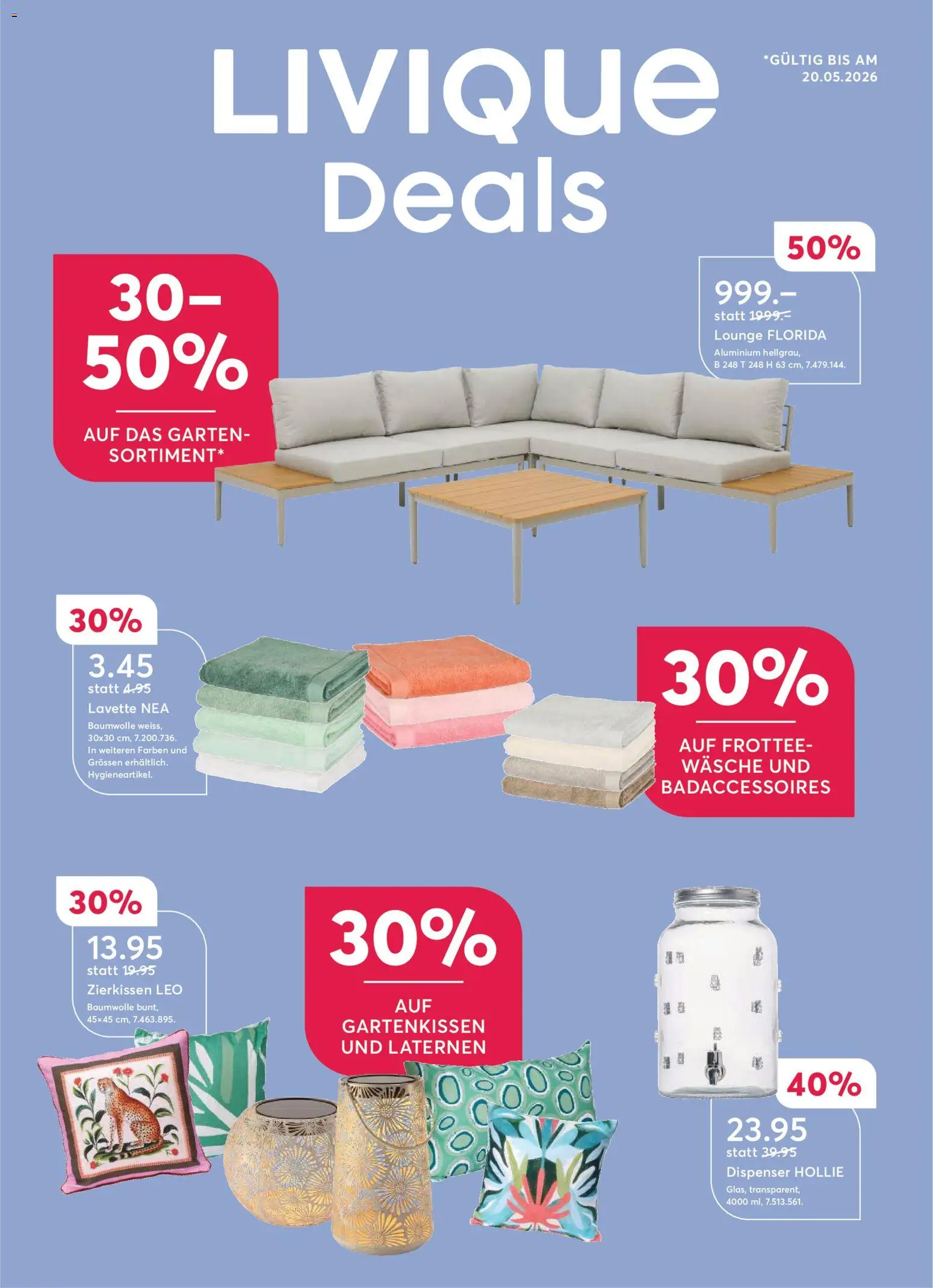 Vorschau des Merkblatts Livique aktionen vom Shop Livique gültig von 23.04.2026 bis 20.05.2026