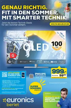 Vorschau von dem Prospekt des Geschäftes Euronics, gültig ab dem 17.07.2025
