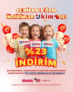 Kim Market Kim Market İndirim 23.04.2026 - Broşürünün önizlemesi