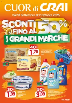 Anteprima dell'opuscolo Volantino Cuor di Crai dal negozio CRAI valido da 18/09/2025