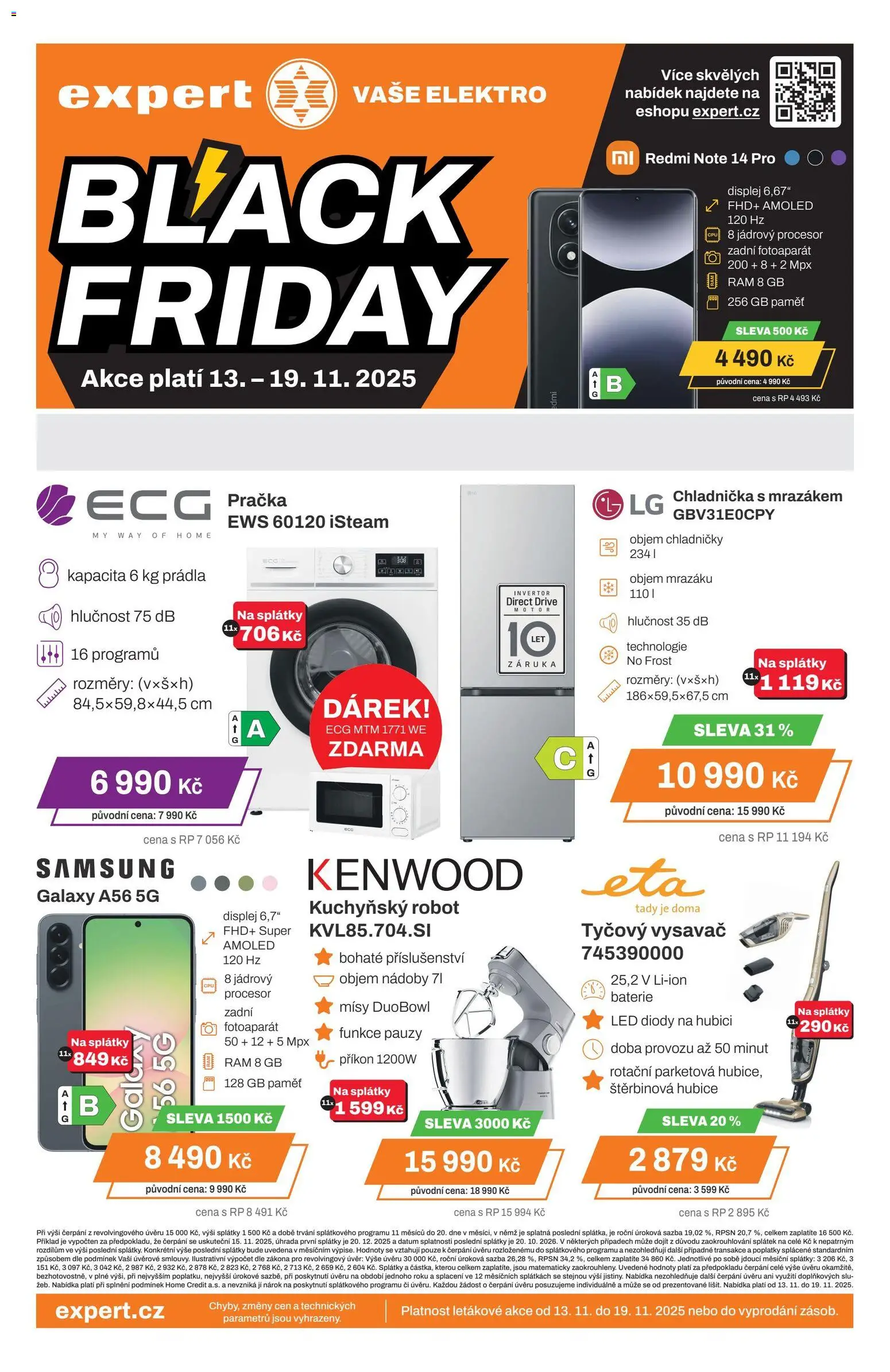Náhled nabídky: Expert elektro Black Friday platný od 13.11.2025