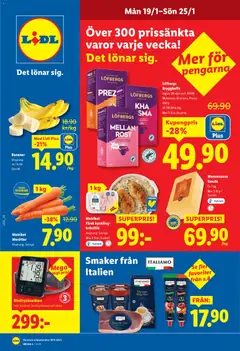 Förhandsgranska reklamblad Aktuella reklamblad Lidl från butik Lidl gäller från 19/01/2026