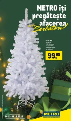 Previzualizarea de cataloage: Metro Catalog - Decorațiuni pentru Crăciun valabil de la 18.11.2025