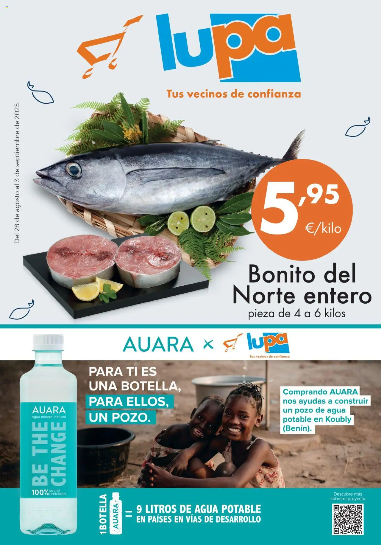 Lupa Supermercados Folleto > 28/08 - 03/09/2025 > Ofertas - Agua, Agua mineral